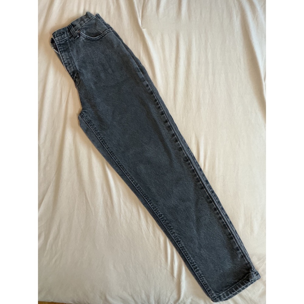 Vintage Route 66 Relaxed Fit Jeans High Waisted Baggy Washed Black 29 Waist
